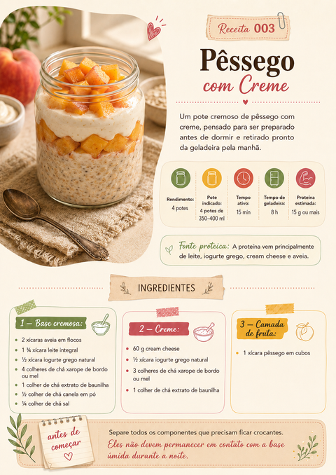 Receita Banana, Mirtilo e Pasta de Amendoim